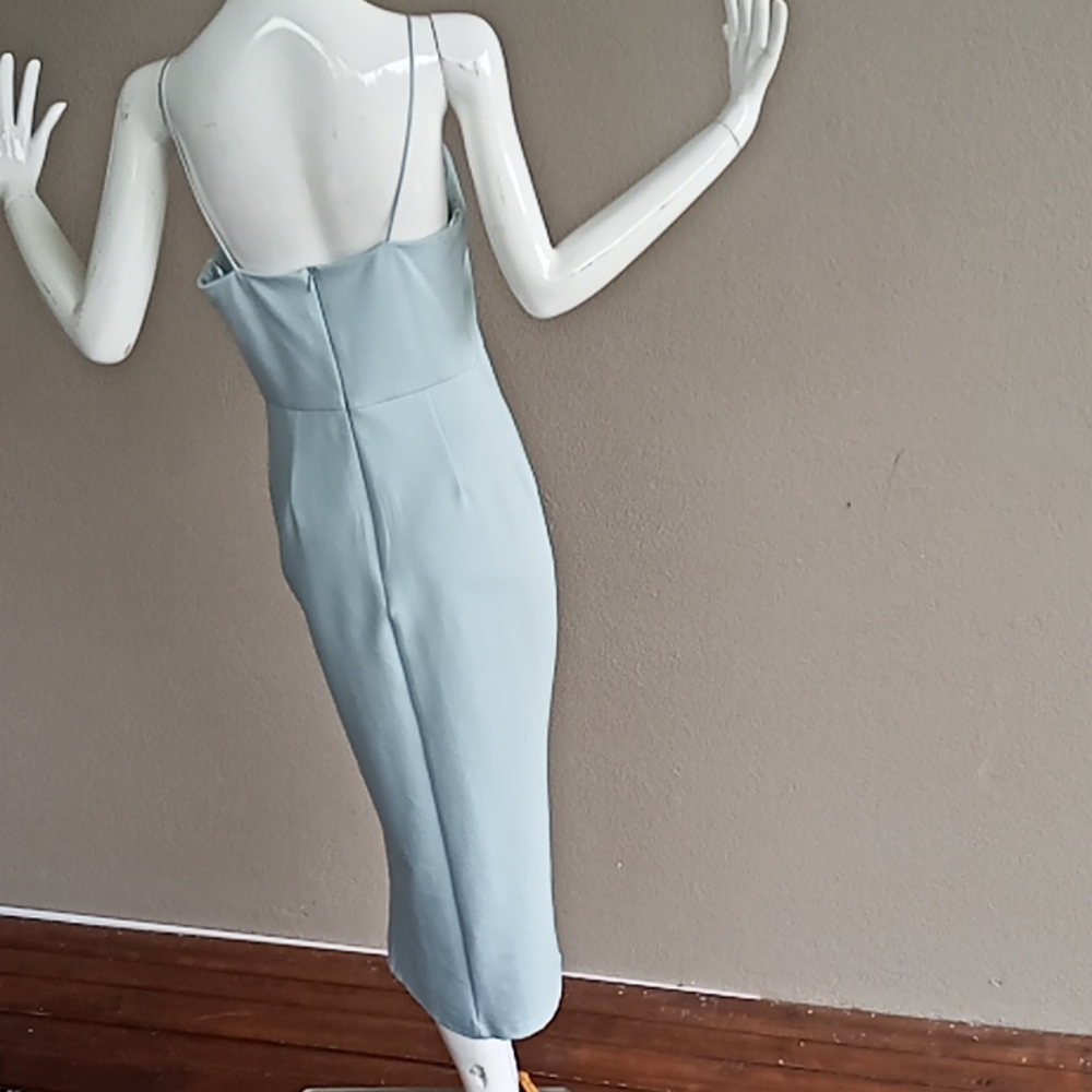 Whyte Valentine light blue fitted dress size 12 - Picture 5 of 7